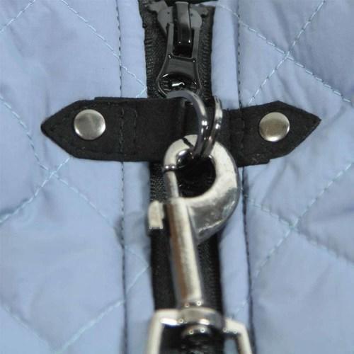 Gooby Fashion Quilted Dog Vest - Gray