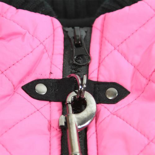 Gooby Fashion Quilted Dog Vest - Pink