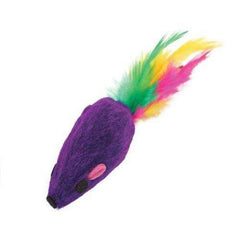 Savvy Tabby Furry Mice Cat Toy - 4 Pack