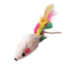 Savvy Tabby Furry Mice Cat Toy - 4 Pack