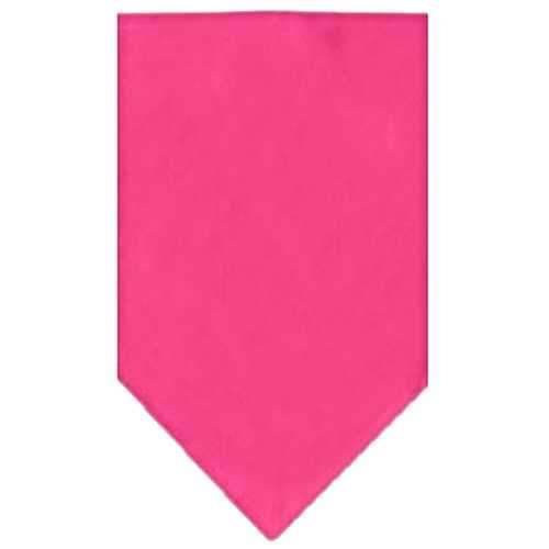 Plain Dog Bandana - Bright Pink
