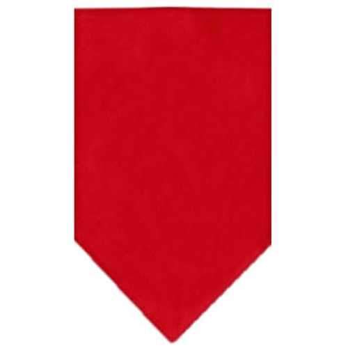 Plain Dog Bandana - Red