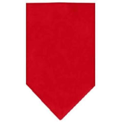 Plain Dog Bandana - Red