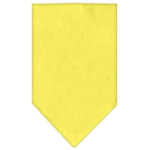 Plain Dog Bandana - Yellow