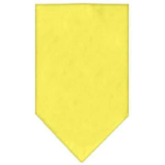 Plain Dog Bandana - Yellow