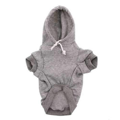 Plain Dog Hoodie - Gray