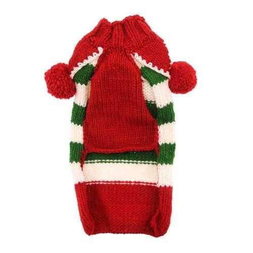 Handmade Christmas Elf Wool Dog Sweater