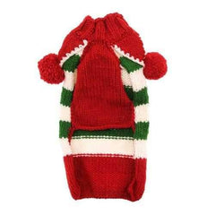 Handmade Christmas Elf Wool Dog Sweater