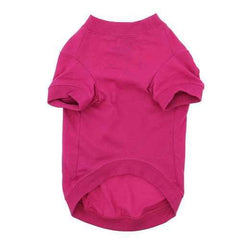 Zack & Zoey Basic Dog T-Shirt - Raspberry Sorbet