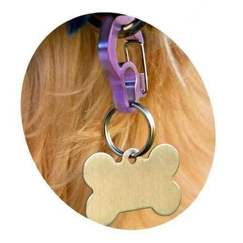 Rubit Dog Tag Clip - Purple Curve