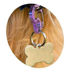 Rubit Dog Tag Clip - Purple Curve