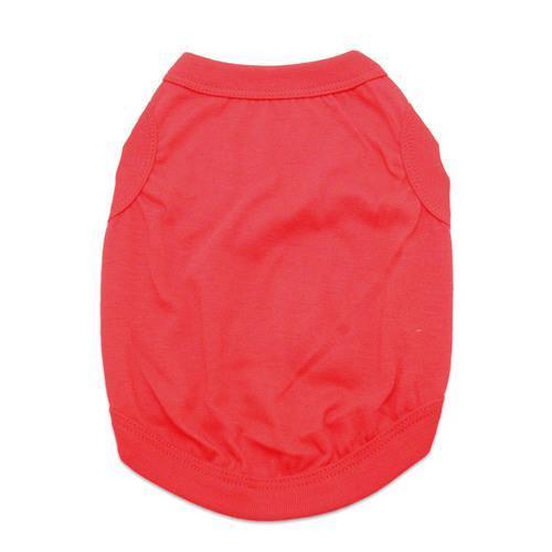 Barking Basics Dog Tank Shirt - Red