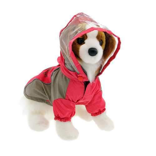 Dobaz Boat Race Dog Raincoat - Coral Pink