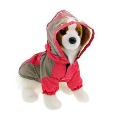 Dobaz Boat Race Dog Raincoat - Coral Pink