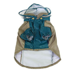 Parisian Pet Boat Race Dog Raincoat - Teal