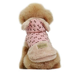 Dobaz Bowtie Dog Hoodie - Pink