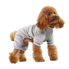Velour Dog Pajamas by Dobaz - Gray