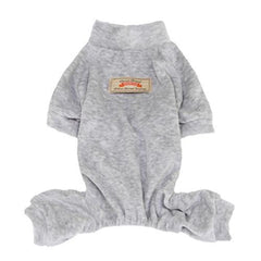 Velour Dog Pajamas by Dobaz - Gray