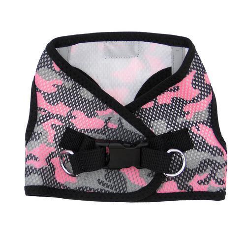 American River Camo Choke Free Dog Harness - Pink