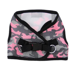 American River Camo Choke Free Dog Harness - Pink