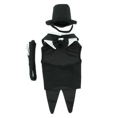 Classic Dog Tuxedo Set with Tails by Doggie Design