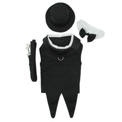 Classic Dog Tuxedo Set with Tails by Doggie Design