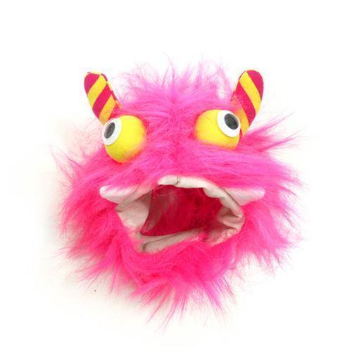 Furry Monster Dog Hat by Dogo - Pink