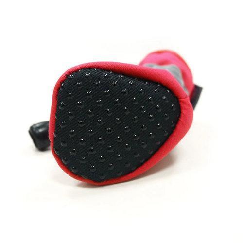 Slip-On Paws Dog Booties by Dogo - Solid Red