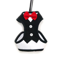 EasyGo Bowtie Dog Harness by Dogo - Black
