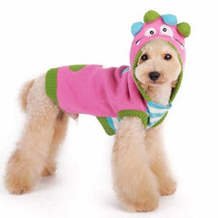 Funny Monster Dog Sweater by Dogo - Pink