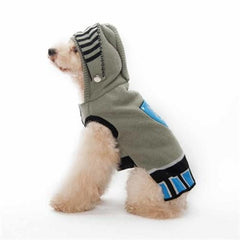 Knight Dog Sweater by Dogo - Gray
