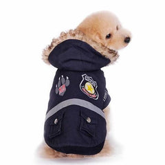Police Dog Jacket by Dogo - Navy Blue