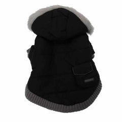 Pocket Dog Parka by Dogo - Black