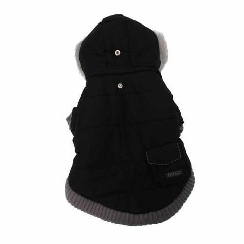 Pocket Dog Parka by Dogo - Black