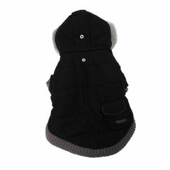 Pocket Dog Parka by Dogo - Black