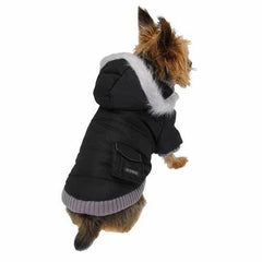 Pocket Dog Parka by Dogo - Black