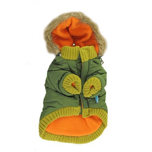 Pocket Dog Parka by Dogo - Green