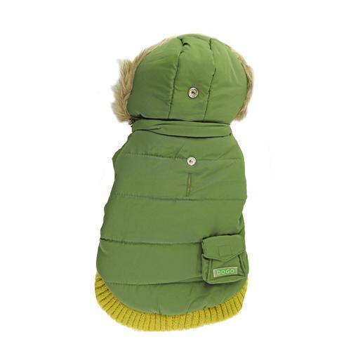 Pocket Dog Parka by Dogo - Green