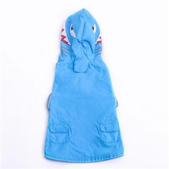 Shark Dog Raincoat by Dogo - Blue
