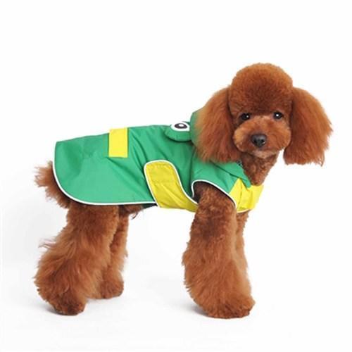 Frog Dog Raincoat by Dogo - Green