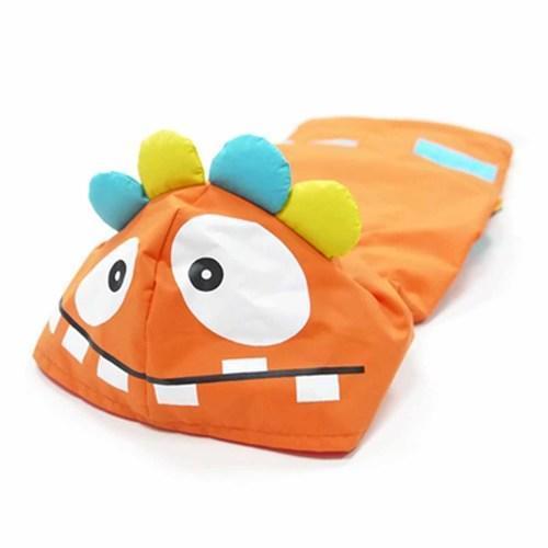 Monster Dog Raincoat by Dogo - Orange