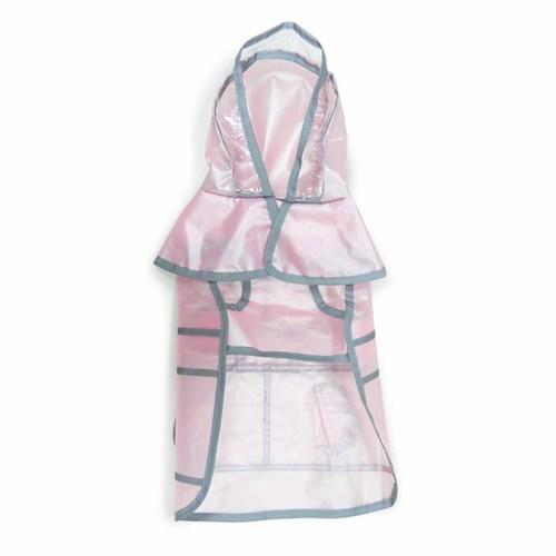 Jelly Dog Raincoat by Dogo - Pink
