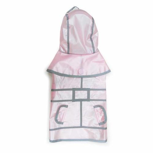 Jelly Dog Raincoat by Dogo - Pink