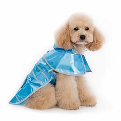 Jelly Dog Raincoat by Dogo - Blue