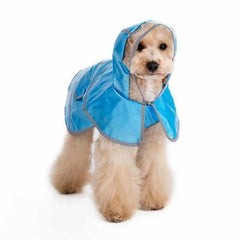 Jelly Dog Raincoat by Dogo - Blue