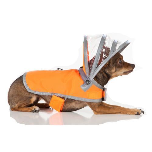 Lightning Line Dog Raincoat - Safety Orange
