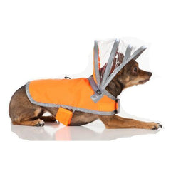 Lightning Line Dog Raincoat - Safety Orange