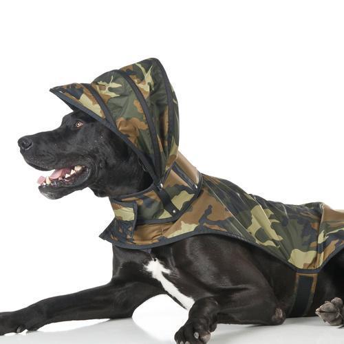 Puddle Jumper Dog Raincoat - Woodland Camo