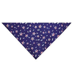 Aria Bone in the USA Dog Bandana - Blue