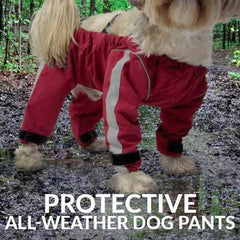 FouFou Dog Bodyguard Dog Pants - Red
